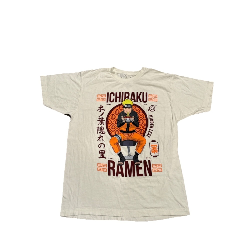 Vintage Naruto T-Shirt 2007 Ichiraku Ramen Japan ANIME Hidden Leaf Mens L 42/44